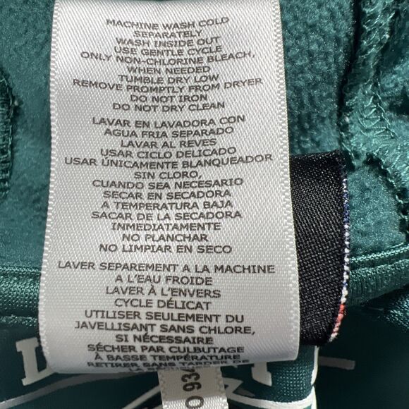 Philadelphia Eagles NFL Team Apparel Youth Large Hoodie Green Spell Out Graphic - Picture 6 of 9